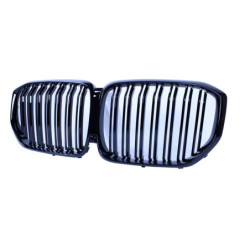 Grille rognons pour BMW X5 G05 2019+ double barres noir brillant