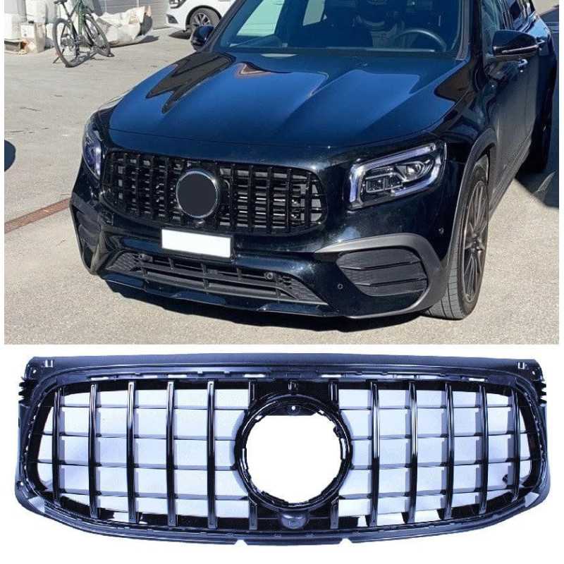 Mriežka pre Mercedes GLB X247 (2020-2023) lesklá čierna GLB 35 AMG Panamericana look