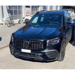 Mriežka pre Mercedes GLB X247 (2020-2023) lesklá čierna GLB 35 AMG Panamericana look