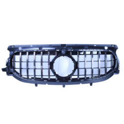 Grille compatible avec Mercedes-Benz GLA H247 2020-2023 chromée avec caméra frontale