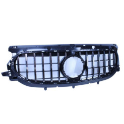 Parrilla compatible con Mercedes-Benz GLA H247 2020-2023 cromada con cámara frontal