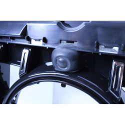 Parrilla compatible con Mercedes-Benz GLA H247 2020-2023 cromada con cámara frontal