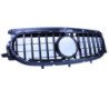 Grill kompatibel med Mercedes-Benz GLA H247 2020-2023 blank sort med frontkamera