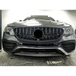 Säleikkö Mercedes E63 AMG 2017-2019 kiiltävä musta W213 S213 (6)