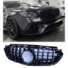 Grill compatible with Mercedes E63 2017-2019 gloss black