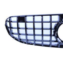 Grille pour mercedes-benz facelift glc - glc coupe off-road 2020+ noir brillant