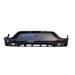 Diffuser compatible with Mercedes GLC coupe C253 2015+ with black exhaust tips