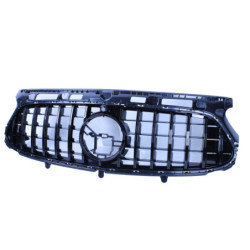 Grille pour Mercedes- H247 2020-2023 noir brillant panamericana look