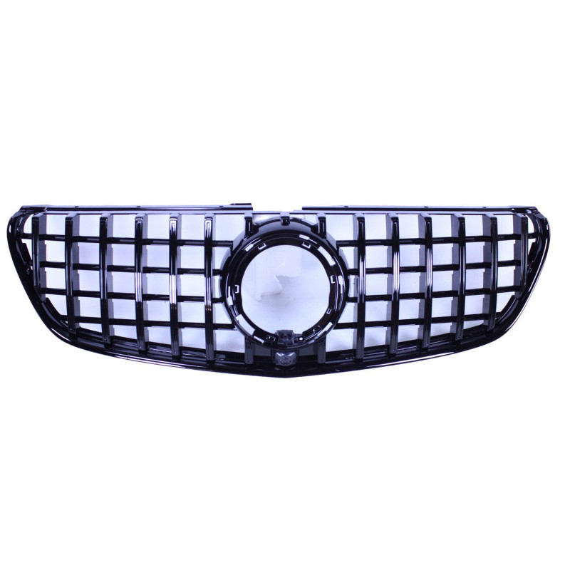 Grill compatible with mercedes-benz w447 v class facelift black