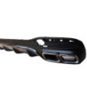 Diffuser compatibel met Mercedes GLE W166 chrome uitlaatsierstukken