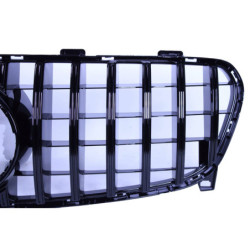 Grill compatibel met Mercedes-Benz GLA X156 facelift (2017-2019) glanzend zwart