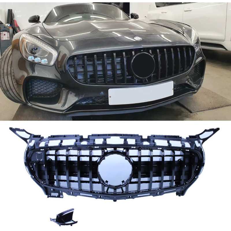 Grilă pentru Mercedes AMG GT C190 coupe negru 2 uși 2014-2017 aspect panamericana