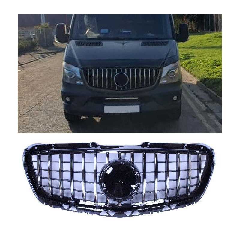 Grill compatibel met Mercedes Sprinter W906 2014-2017 chrome