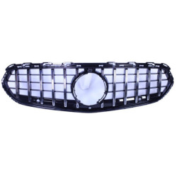 Grille compatible avec mercedes classe c w206 chrome