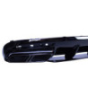 Difusor trasero para Mercedes S coupé descapotable C217 A217 con tubos de escape negros