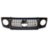 Grille compatibel met Mercedes G-klasse W463 met koplampafdekkingen glanzend zwart chroom