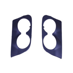 (DAĻA) Difuzors saderīgs ar Mercedes GLE Coupe C167 spīdīgi melns apaļš