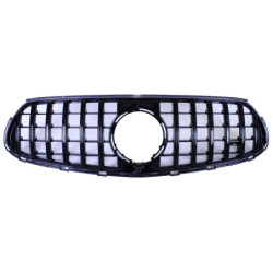 Grill for Mercedes GLC - GLC coupe X254 C254 gloss black (2023+) panamericana look