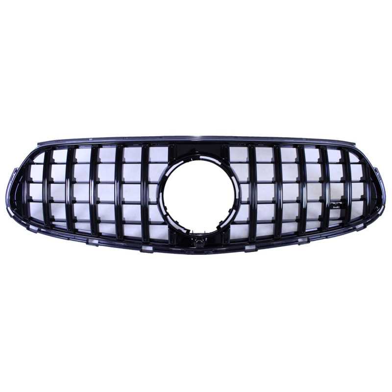 Grille pour Mercedes GLC - GLC coupe X254 C254 noir brillant (2023+) panamericana look