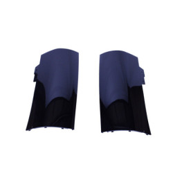 Diffuser compatibel met Mercedes CLA C118 X118 W118 AMG line zwarte uitlaatsierstukken ron