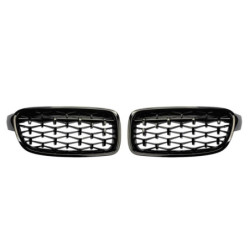 Grill nieren compatibel met BMW 3 serie F30 diamond grill