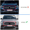 Grotelės Mercedes-Benz GLA H247 2020-2023 chromas su priekine kamera su AMG Line (4)