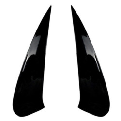 Rear bumper fin guides compatible with mercedes gle coupe c167 glossy black