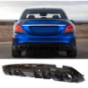 Difuusor Mercedes W205 S205 AMG Line topelt mustad ümarad summutiotsad