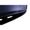 Diffuser compatible with Mercedes GLC Coupe C253 with black square exhaust trim pieces