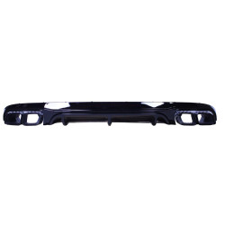 Difusor trasero delantero con puntas de escape en negro brillante Mercedes E Coupé descapotable C238 A238
