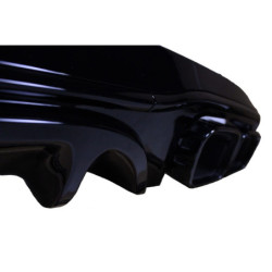 Difusor trasero delantero con puntas de escape en negro brillante Mercedes E Coupé descapotable C238 A238