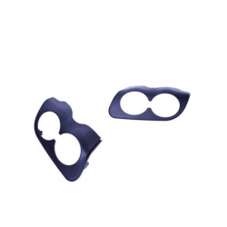 Difusor negro brillante compatible con Mercedes E coupé convertible C238 A238 negro redondo consejos de escape