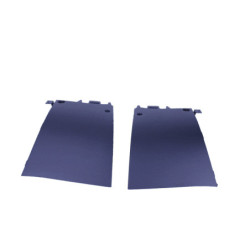 Diffuser compatibel met Mercedes GLE W167 2019+ chrome ronde uitlaatsierstukken