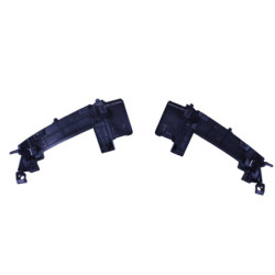 Difuzor compatibil cu Mercedes E Class W213 negru lucios rotund de evacuare Sun