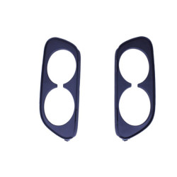 Difuzors saderīgs ar Mercedes E klases W213 spīdīgi melnu apaļu izplūdes gāzu apdari Sun