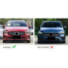 Grill compatibel met mercedes-benz w247 b-klasse 2020 glanzend zwart