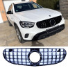 Grelha para mercedes-benz facelift glc - glc coupé off-road 2020-2023 preto brilhante