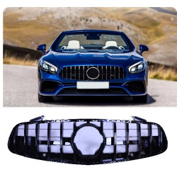 Grill compatibel met Mercedes SL R231 Facelift zwart