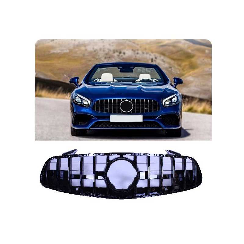 Grill compatible with Mercedes SL R231 Facelift black