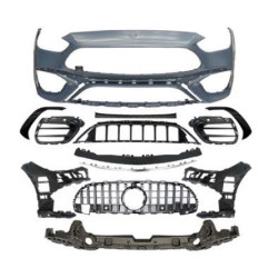 Front bumper compatible with Mercedes C class W206 S206 sedan and break