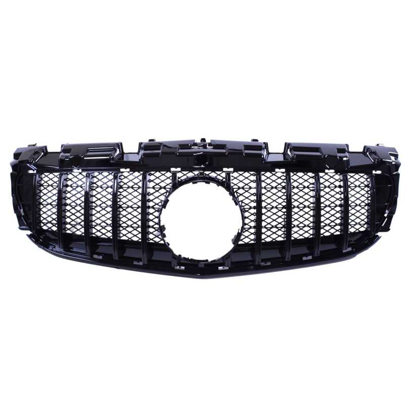 Grill compatible with Mercedes-Benz SLC class R172 facelift (2016-2019) black