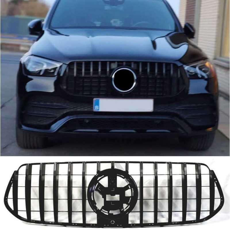 Grelha para Mercedes GLE W167 SUV / GLE coupé C167 preto 2020-2023