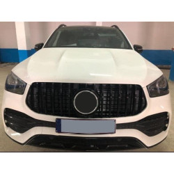 Grill voor Mercedes GLE W167 SUV / GLE coupe C167 zwart 2020-2023