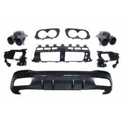 (PARTE) Diffusore compatibile con Mercedes GLE W167 2019+ per i terminali di scarico rotondi