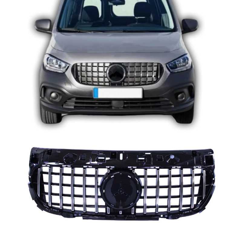 Grilli yhteensopiva Mercedes Citan W416 W420 kromi kanssa