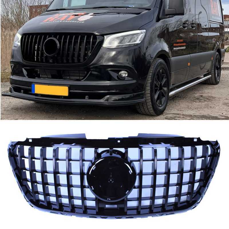 Решетка Mercedes Sprinter W907 2019+ черен гланц