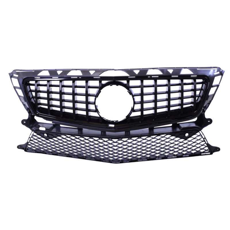 Grill for Mercedes CLS63 2011-2014 black panamericana GT look