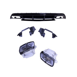 Διαχύτης συμβατός με Mercedes A class W176 2013-2017 γυαλιστερό μαύρο