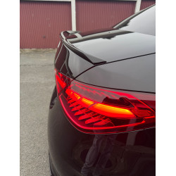 Trunk spoiler compatible with Mercedes C class W206 glossy black sport