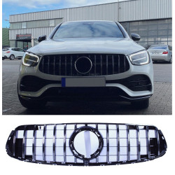 Grils priekš Mercedes Glc - Glc kupeja Facelift hromēts GLC 63 AMG panamericana izskats